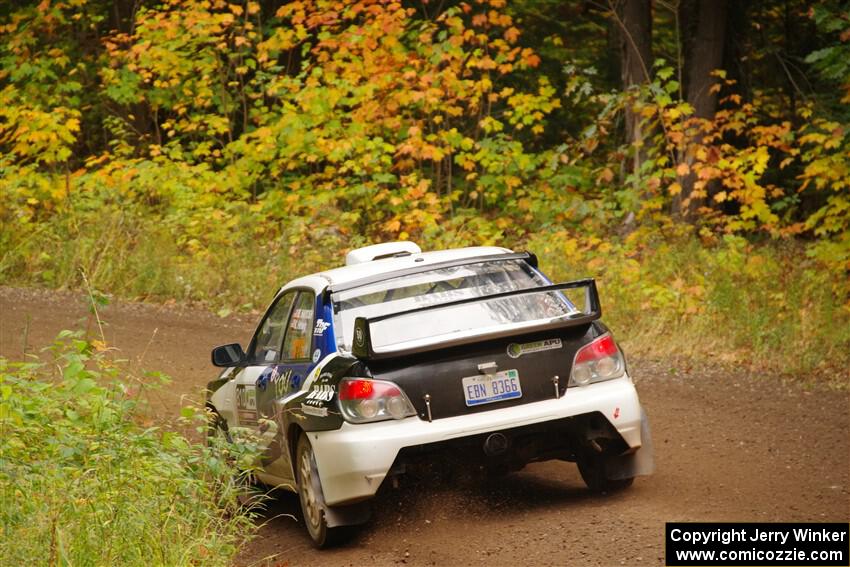 Brad Hayosh / Keegan Helwig Subaru WRX STi on SS2, Bob Lake I.