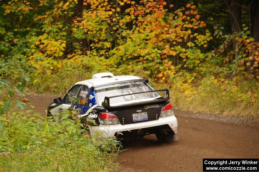 Brad Hayosh / Keegan Helwig Subaru WRX STi on SS2, Bob Lake I.