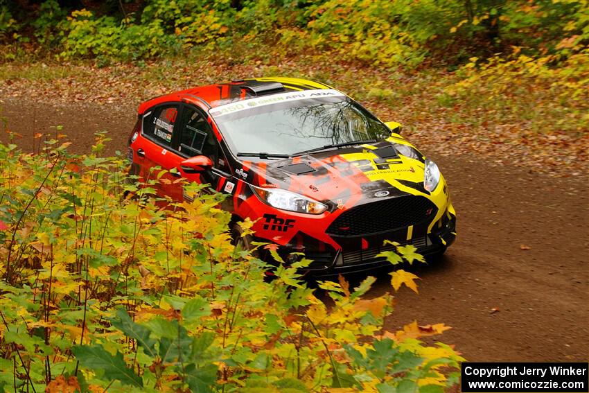 Nikhil Thakur / Zack Goldstein Ford Fiesta ST on SS2, Bob Lake I.