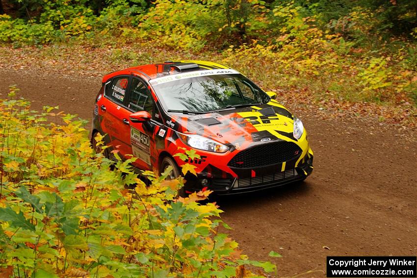 Nikhil Thakur / Zack Goldstein Ford Fiesta ST on SS2, Bob Lake I.