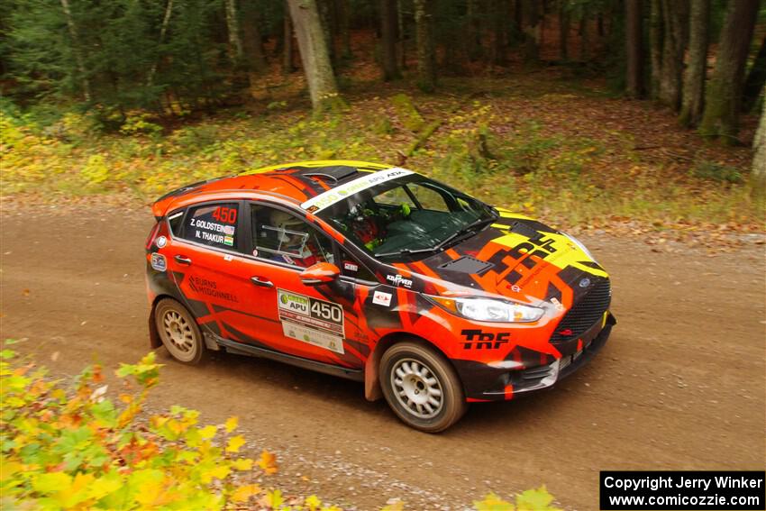 Nikhil Thakur / Zack Goldstein Ford Fiesta ST on SS2, Bob Lake I.