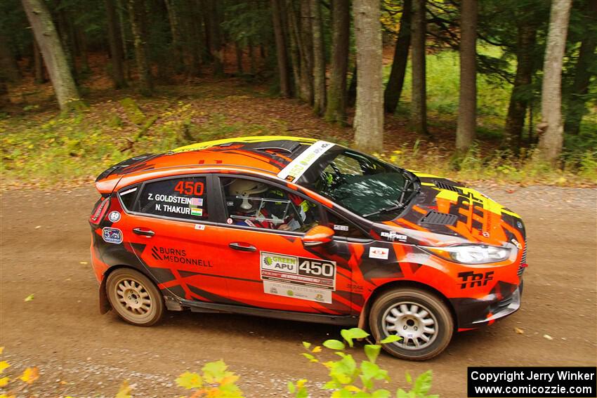 Nikhil Thakur / Zack Goldstein Ford Fiesta ST on SS2, Bob Lake I.