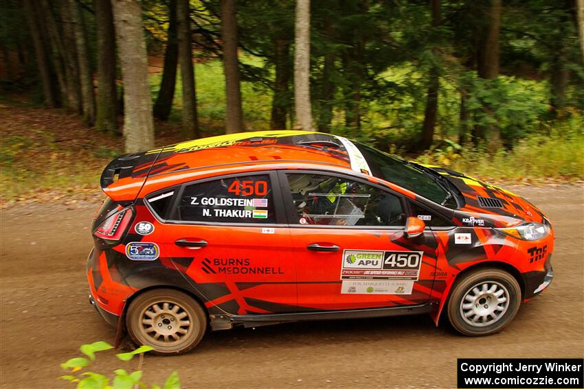 Nikhil Thakur / Zack Goldstein Ford Fiesta ST on SS2, Bob Lake I.