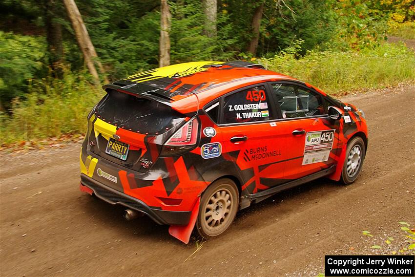 Nikhil Thakur / Zack Goldstein Ford Fiesta ST on SS2, Bob Lake I.