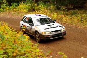 Camden Sheridan / Jeremy Frey Subaru Impreza Outback Sport on SS2, Bob Lake I.