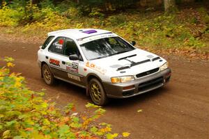 Camden Sheridan / Jeremy Frey Subaru Impreza Outback Sport on SS2, Bob Lake I.