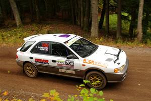 Camden Sheridan / Jeremy Frey Subaru Impreza Outback Sport on SS2, Bob Lake I.