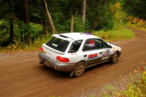 Camden Sheridan / Jeremy Frey Subaru Impreza Outback Sport on SS2, Bob Lake I.