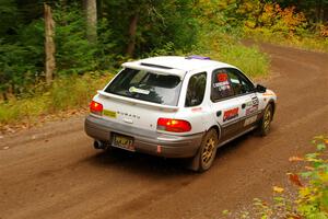 Camden Sheridan / Jeremy Frey Subaru Impreza Outback Sport on SS2, Bob Lake I.