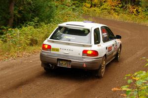 Camden Sheridan / Jeremy Frey Subaru Impreza Outback Sport on SS2, Bob Lake I.