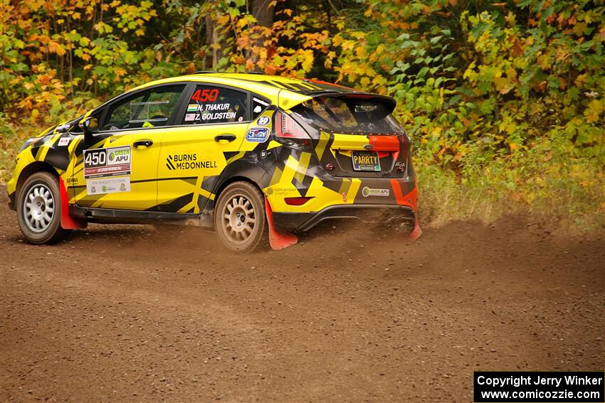 Nikhil Thakur / Zack Goldstein Ford Fiesta ST on SS2, Bob Lake I.