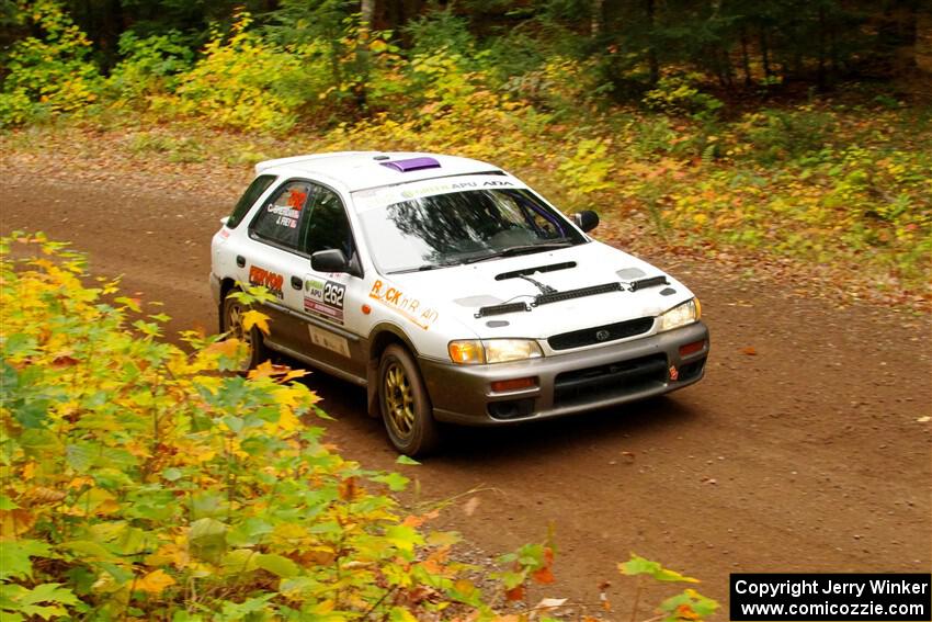 Camden Sheridan / Jeremy Frey Subaru Impreza Outback Sport on SS2, Bob Lake I.