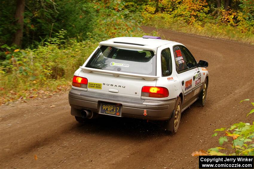 Camden Sheridan / Jeremy Frey Subaru Impreza Outback Sport on SS2, Bob Lake I.