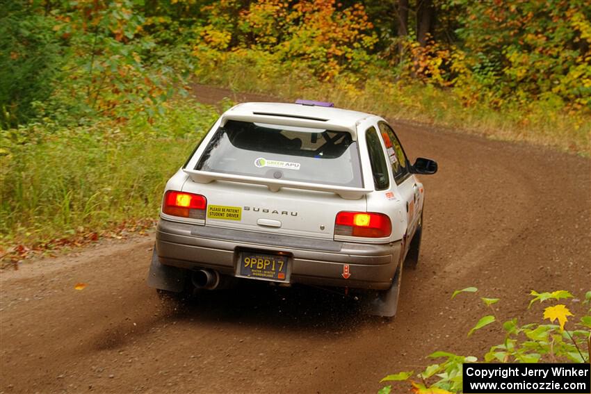 Camden Sheridan / Jeremy Frey Subaru Impreza Outback Sport on SS2, Bob Lake I.