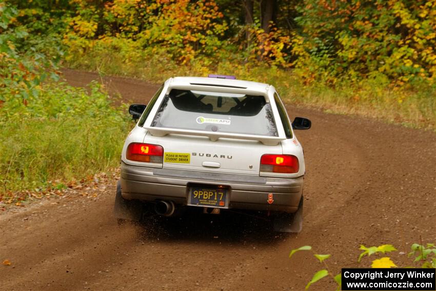 Camden Sheridan / Jeremy Frey Subaru Impreza Outback Sport on SS2, Bob Lake I.