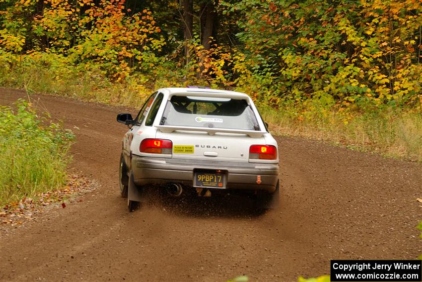 Camden Sheridan / Jeremy Frey Subaru Impreza Outback Sport on SS2, Bob Lake I.