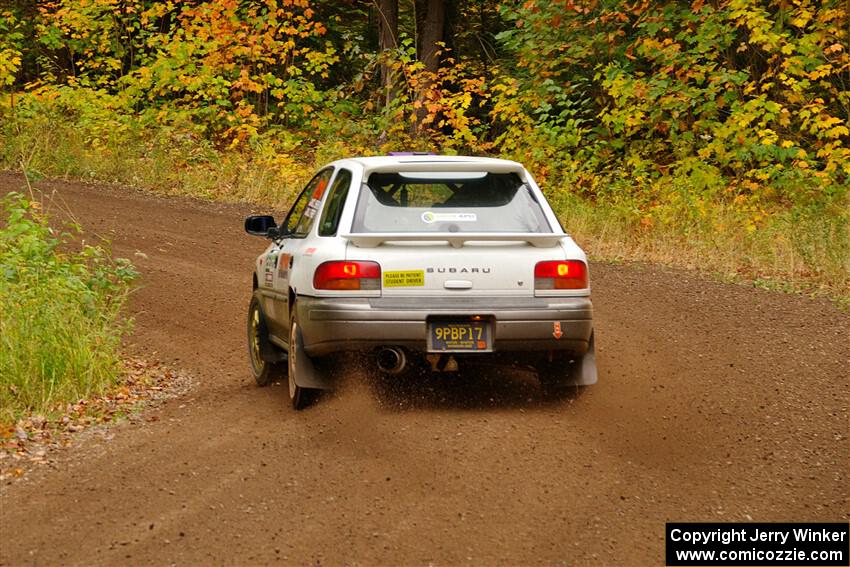 Camden Sheridan / Jeremy Frey Subaru Impreza Outback Sport on SS2, Bob Lake I.