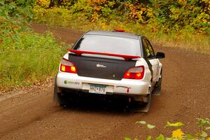 Jason Cook / Maggie Tu Subaru WRX on SS2, Bob Lake I.