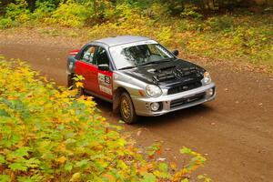 Jonathon Nagel / Liz Austin Subaru Impreza 2.5RS on SS2, Bob Lake I.