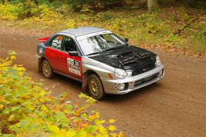 Jonathon Nagel / Liz Austin Subaru Impreza 2.5RS on SS2, Bob Lake I.