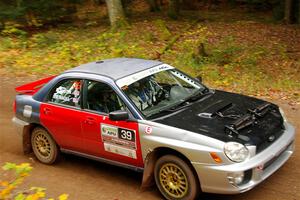 Jonathon Nagel / Liz Austin Subaru Impreza 2.5RS on SS2, Bob Lake I.