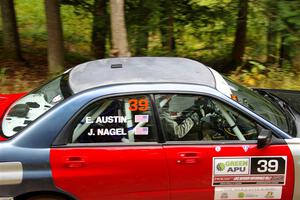 Jonathon Nagel / Liz Austin Subaru Impreza 2.5RS on SS2, Bob Lake I.