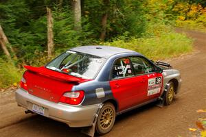 Jonathon Nagel / Liz Austin Subaru Impreza 2.5RS on SS2, Bob Lake I.