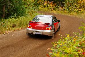 Jonathon Nagel / Liz Austin Subaru Impreza 2.5RS on SS2, Bob Lake I.