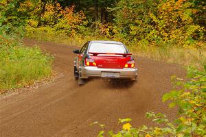 Jonathon Nagel / Liz Austin Subaru Impreza 2.5RS on SS2, Bob Lake I.