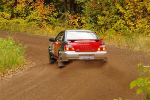 Jonathon Nagel / Liz Austin Subaru Impreza 2.5RS on SS2, Bob Lake I.