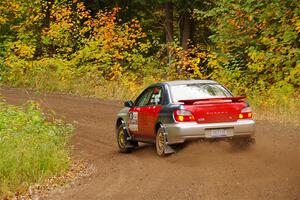 Jonathon Nagel / Liz Austin Subaru Impreza 2.5RS on SS2, Bob Lake I.