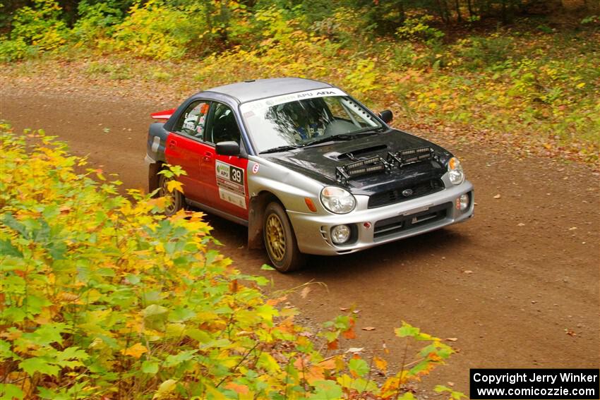 Jonathon Nagel / Liz Austin Subaru Impreza 2.5RS on SS2, Bob Lake I.