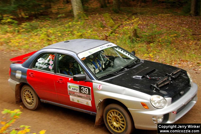 Jonathon Nagel / Liz Austin Subaru Impreza 2.5RS on SS2, Bob Lake I.