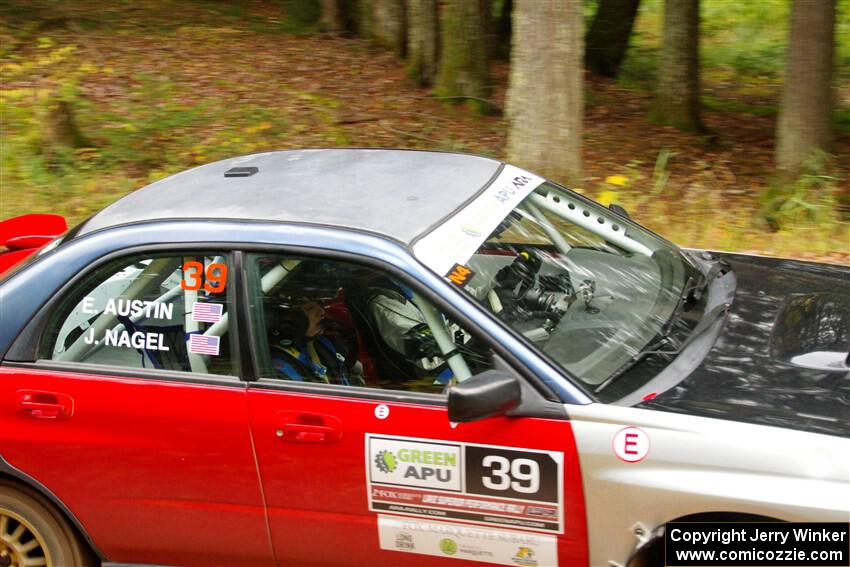 Jonathon Nagel / Liz Austin Subaru Impreza 2.5RS on SS2, Bob Lake I.