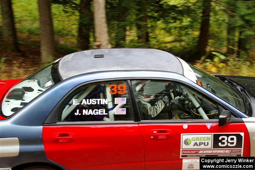 Jonathon Nagel / Liz Austin Subaru Impreza 2.5RS on SS2, Bob Lake I.