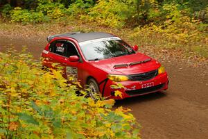 Jess Davids / Ethan Curtis Subaru Impreza on SS2, Bob Lake I.