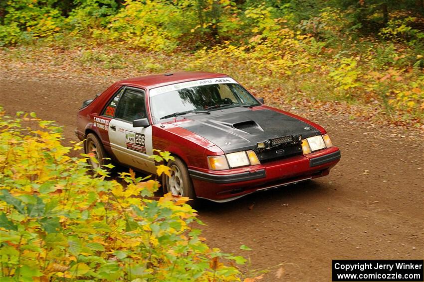 Neil CarlinSchauer / Tim Kohlmann Ford Mustang SVO on SS2, Bob Lake I.