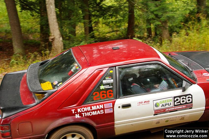 Neil CarlinSchauer / Tim Kohlmann Ford Mustang SVO on SS2, Bob Lake I.