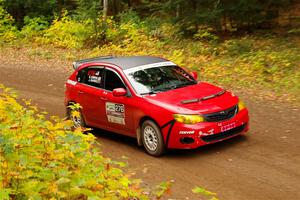 Jess Davids / Ethan Curtis Subaru Impreza on SS2, Bob Lake I.