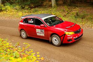 Jess Davids / Ethan Curtis Subaru Impreza on SS2, Bob Lake I.