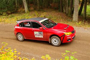 Jess Davids / Ethan Curtis Subaru Impreza on SS2, Bob Lake I.