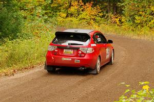 Jess Davids / Ethan Curtis Subaru Impreza on SS2, Bob Lake I.