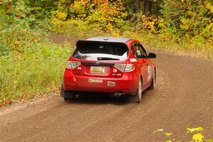 Jess Davids / Ethan Curtis Subaru Impreza on SS2, Bob Lake I.