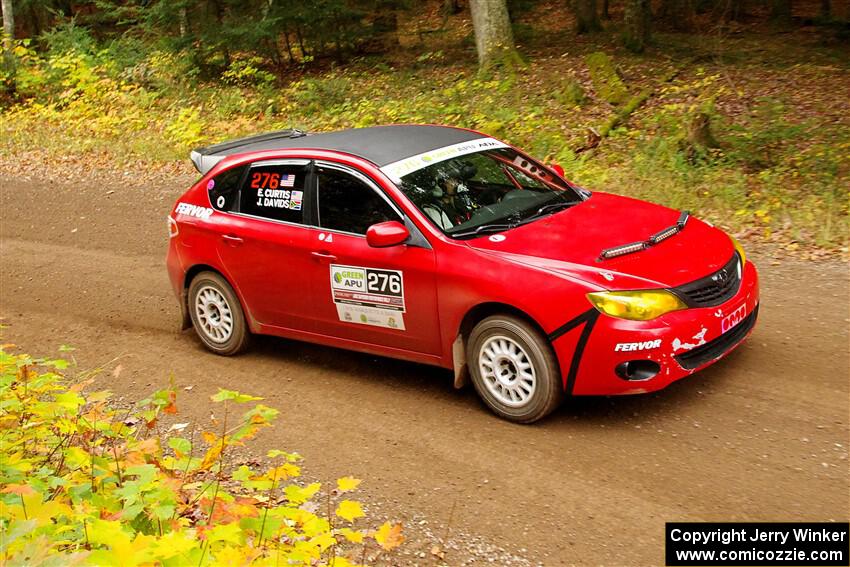 Jess Davids / Ethan Curtis Subaru Impreza on SS2, Bob Lake I.