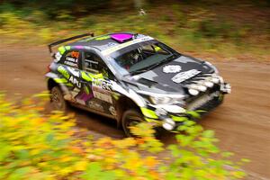 Patrick Gruszka / Florian Barral Hyundai i20 R5 on SS6, Bob Lake II.