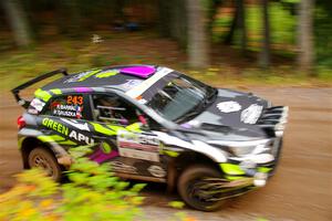 Patrick Gruszka / Florian Barral Hyundai i20 R5 on SS6, Bob Lake II.