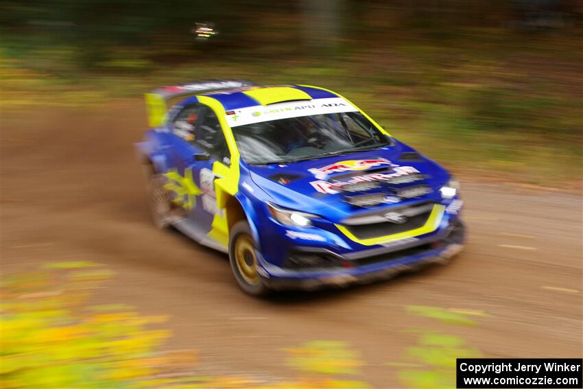 Brandon Semenuk / Keaton Williams Subaru WRX ARA24 on SS6, Bob Lake II.