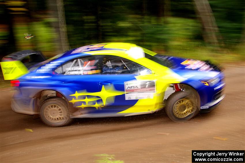 Brandon Semenuk / Keaton Williams Subaru WRX ARA24 on SS6, Bob Lake II.