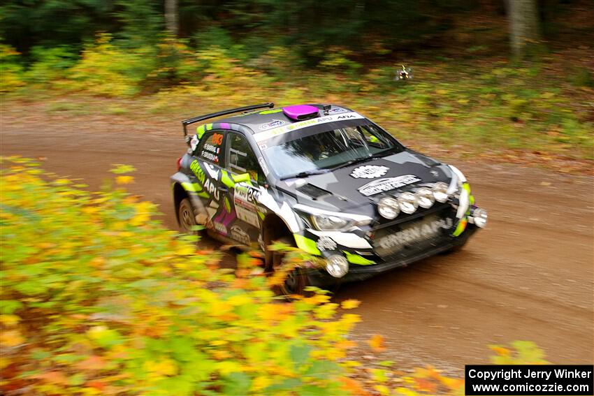 Patrick Gruszka / Florian Barral Hyundai i20 R5 on SS6, Bob Lake II.