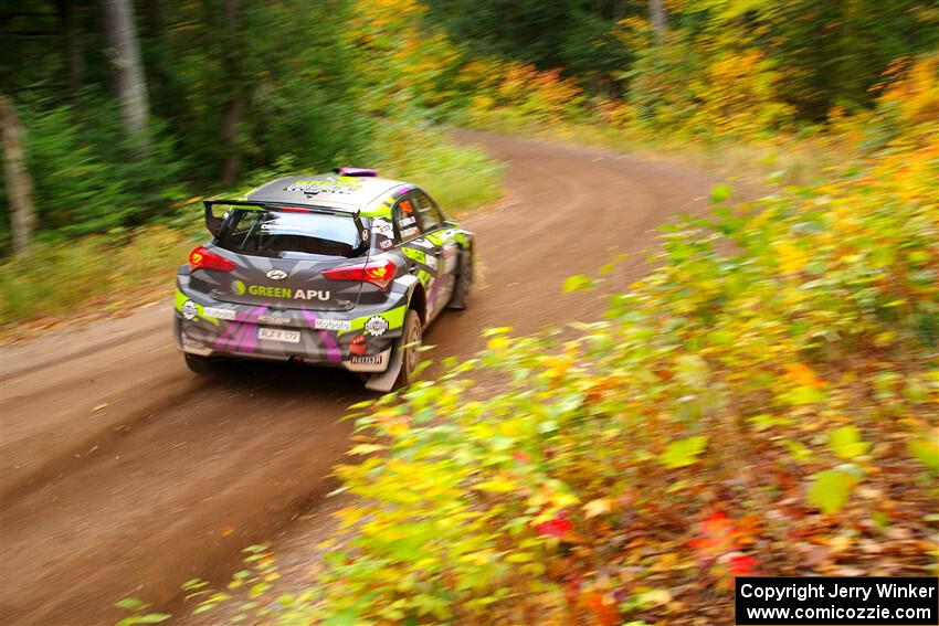 Patrick Gruszka / Florian Barral Hyundai i20 R5 on SS6, Bob Lake II.